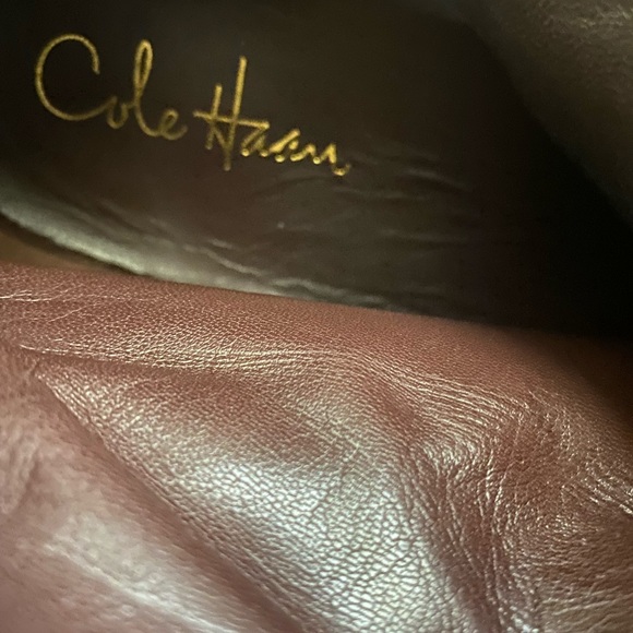 Cole Haan Leather  Nike Air Tall Riding Boots  10 - Picture 9 of 14